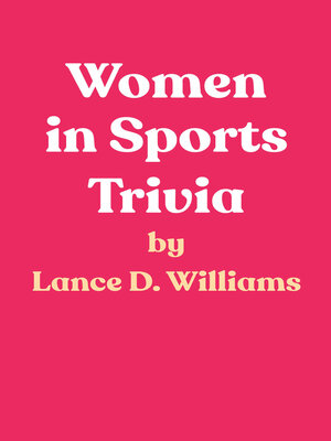 cover image of Women in Sports Trivia